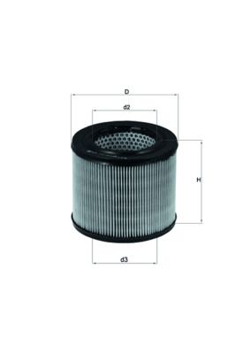 Luftfilter MAHLE LX 194 | Sofort lieferbar & Fachberatung
