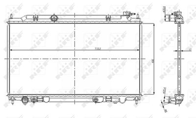 Wasserkühler Kühler Motorkühler NRF 56080 | Sofort lieferbar & Fachberatung